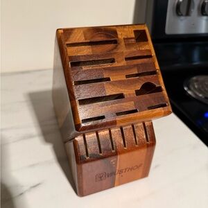 Wüsthof Wooden Knife Block